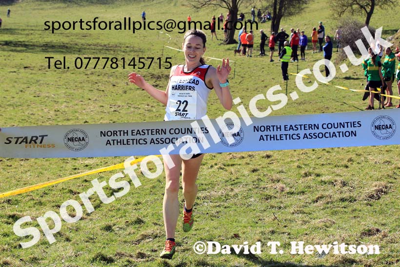Senior and Masters Womens 2022 North Eastern Cross Country Relays, Farnley Farm, Peterlee.  Photo: David T. Hewitson/Sports for All Pics